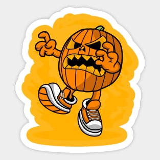 PUMPKIN ZOMBIE ARRG Sticker